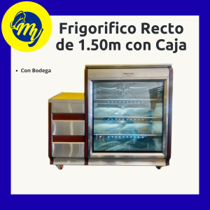 Frigorifico recto de 1.50m con caja