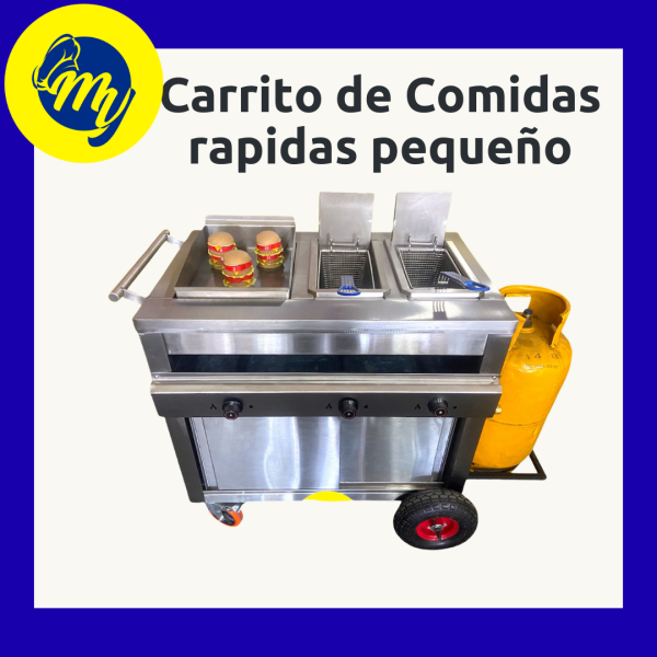 Carrito de salchipapa pequeño