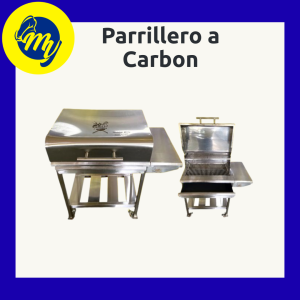 Parrillero pequeño con tapa